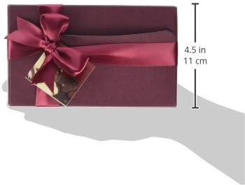 Hamiltons Burgundy Luxury Belgian Ballotin – 24 Handmade Chocolates, 280g