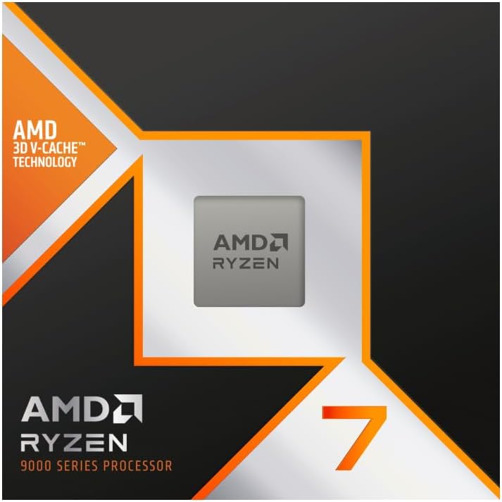 AMD Ryzen 7 9850X3D 8-Core 16-Thread Desktop Processor with 3D V-Cache - Socket AM5