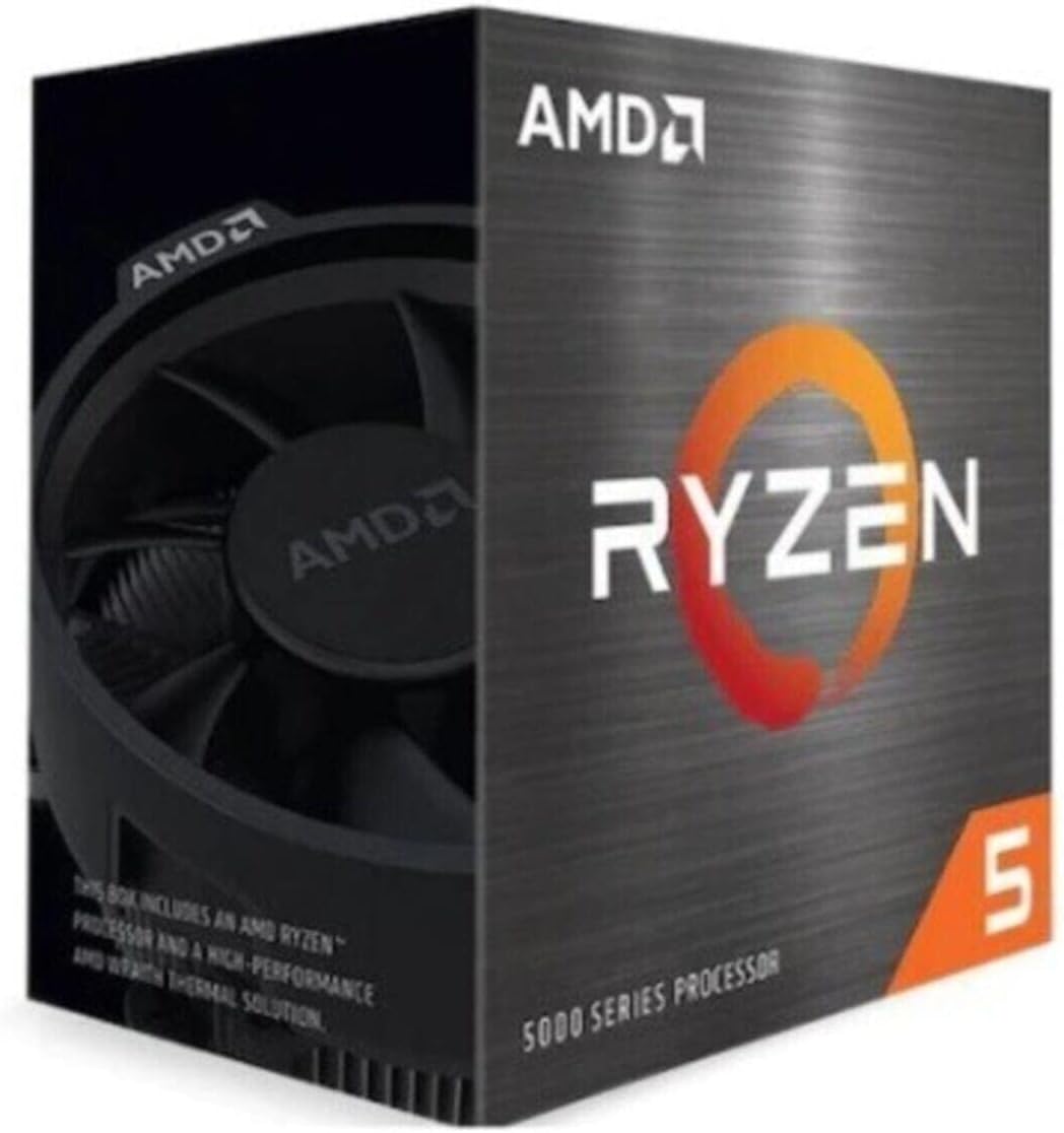 AMD Ryzen 5 5600X Desktop Processor with Wraith Stealth Cooler (6-Core, 12-Thread, Up to 4.6 GHz Boost, AM4)