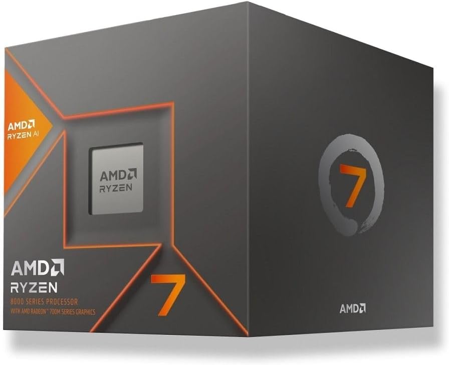 AMD Ryzen 7 8700G Processor with Radeon 780M Graphics & Ryzen AI (8-Core, 16-Thread, AM5)