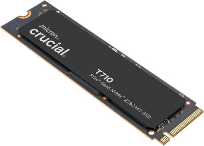 Crucial T710 2TB PCIe 5.0 NVMe M.2 2280 Internal Solid State Drive - SSD (CT2000T710SSD8-01)