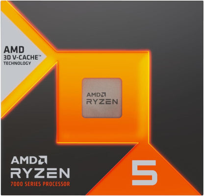 AMD Ryzen 5 7500X3D Processor with 3D V-Cache Technology (6-Core, 12-Thread, 96MB L3 Cache, AM5)