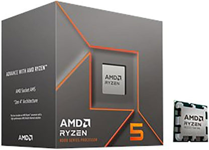 AMD Ryzen 5 8400F Desktop Processor (6-Core, 12-Thread, Up to 4.7 GHz Boost, Socket AM5)