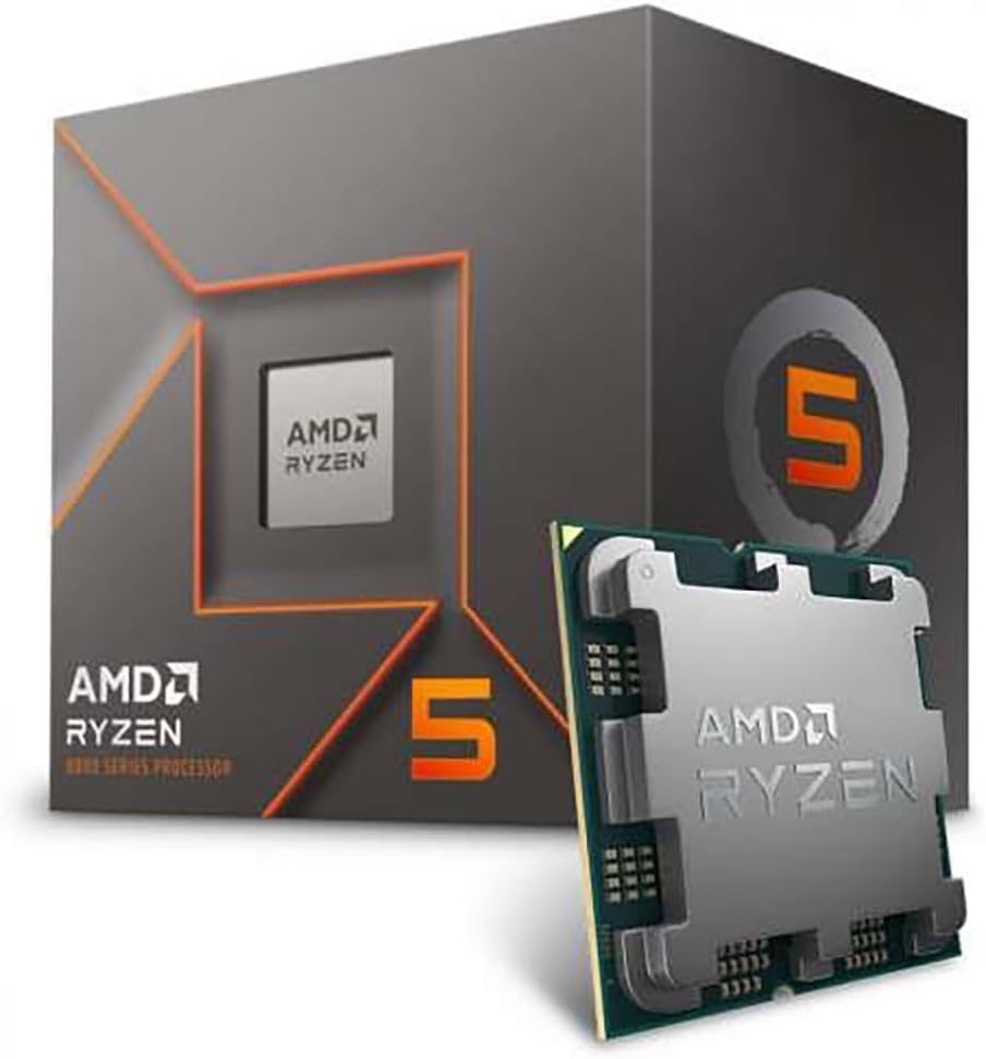 AMD Ryzen 5 8400F Desktop Processor (6-Core, 12-Thread, Up to 4.7 GHz Boost, Socket AM5)