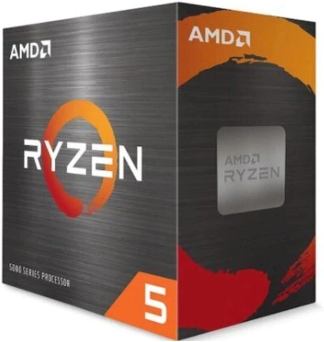 AMD Ryzen 5 5600X Desktop Processor with Wraith Stealth Cooler (6-Core, 12-Thread, Up to 4.6 GHz Boost, AM4)