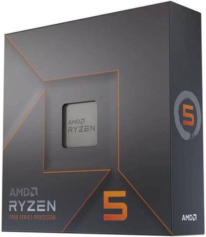 AMD Ryzen 5 7600X Desktop Processor (6-Core, 12-Thread, Up to 5.3 GHz Boost, Socket AM5)