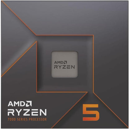AMD Ryzen 5 7600X Desktop Processor (6-Core, 12-Thread, Up to 5.3 GHz Boost, Socket AM5)