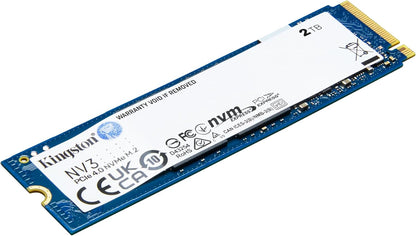 Kingston NV3 2TB NVMe PCIe 4.0 M.2 2280 Internal Solid State Drive - SSD (SNV3S/2000G)