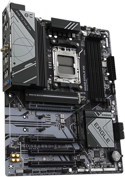 GIGABYTE B650 Eagle AX Motherboard (Socket AM5, ATX, DDR5, Wi-Fi 6E, PCIe 5.0)