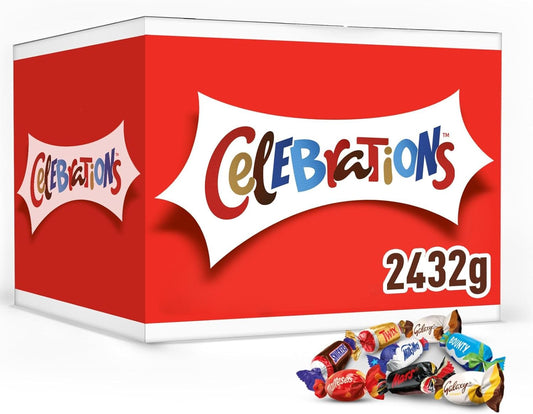 Celebrations Assorted Milk Chocolate Sharing Box – 2.432kg Bulk Pack