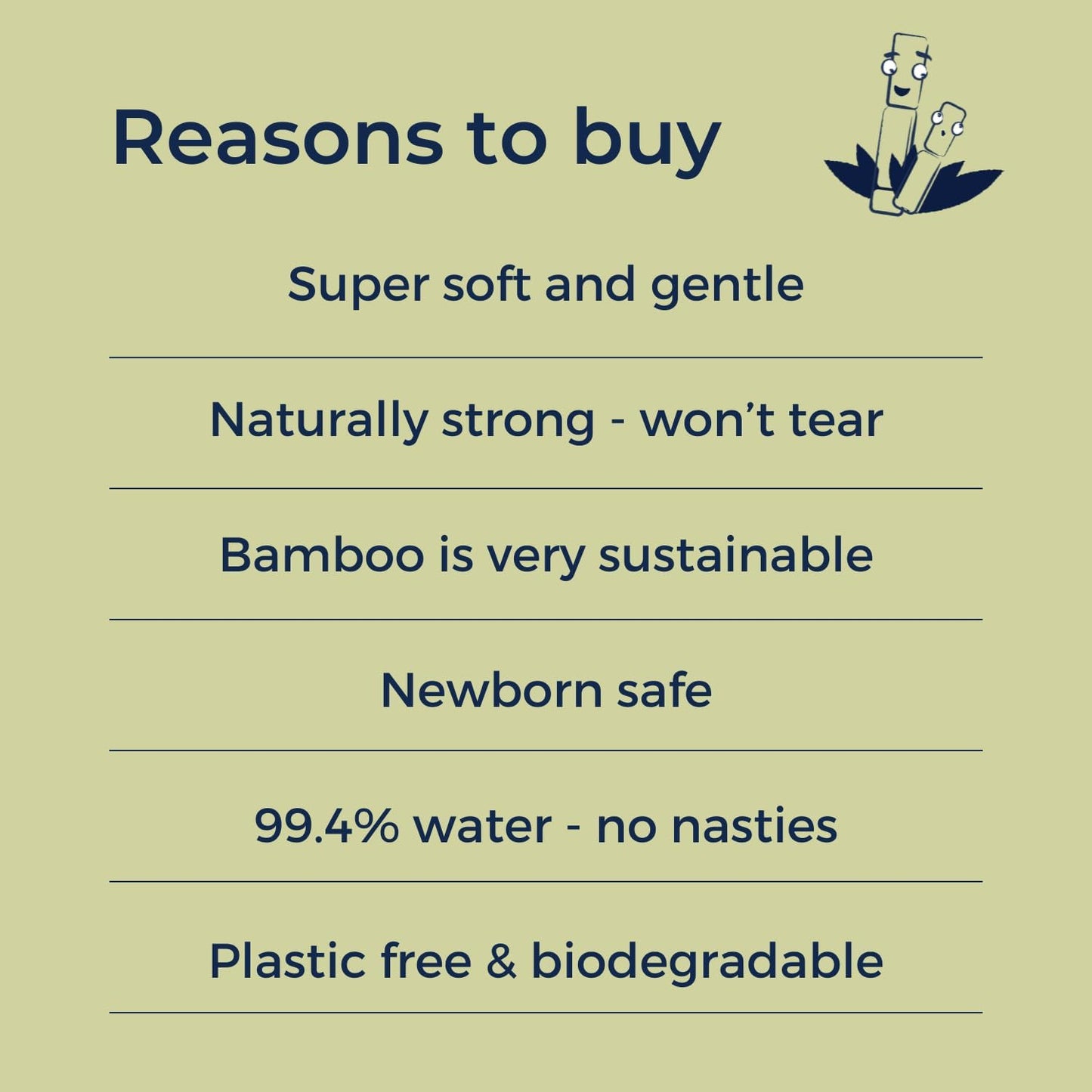 Mum & You Bamboo Baby Wipes Multipack – 99.4% Water, 100% Biodegradable, Fragrance Free, Sensitive Skin, 1080 Wipes
