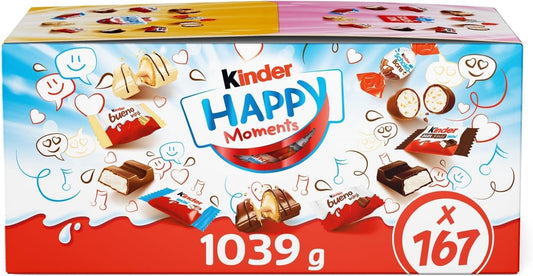 Kinder Happy Moments Chocolate Gift Box – Classic Kinder Chocolates, 1kg