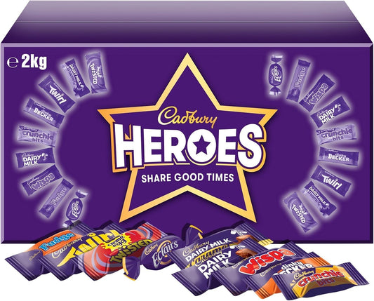 Cadbury Heroes Chocolate Bulk Share Box, 2kg