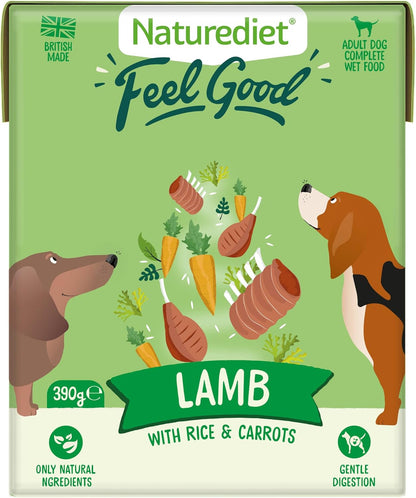 Naturediet Feel Good Wet Dog Food Selection Pack – 16 x 390g