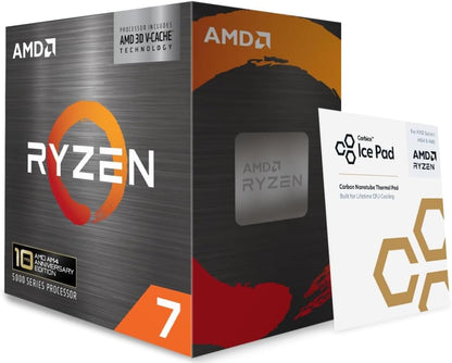 AMD Ryzen 7 5800X3D 10th Anniversary Edition 8-Core 16-Thread Desktop Processor - Socket AM4 (100001710WOF)
