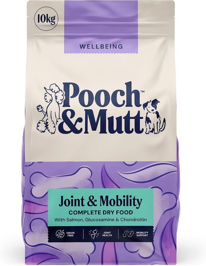 Pooch & Mutt Joint Care Dry Dog Food – Salmon & Sweet Potato 10KG | Grain-Free & Joint Support