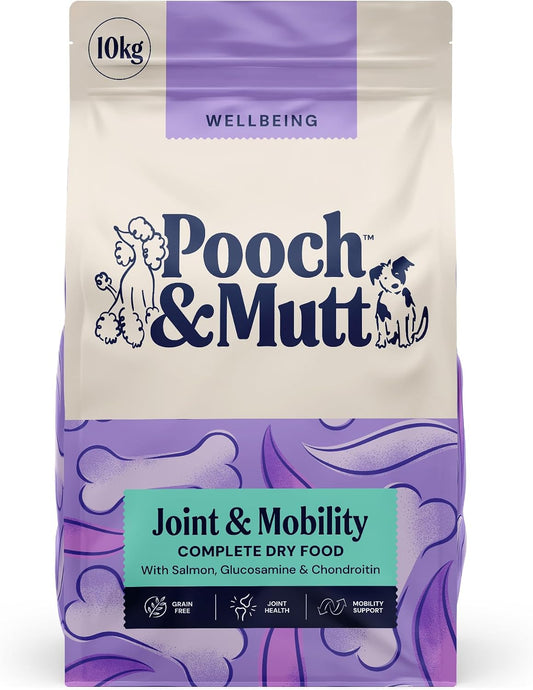 Pooch & Mutt Joint Care Dry Dog Food – Salmon & Sweet Potato 10KG | Grain-Free & Joint Support