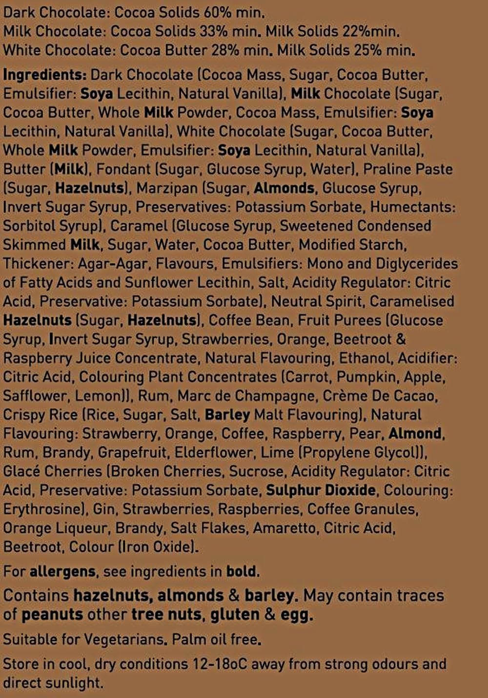 Holdsworth Chocolates Gift Box Luxury Assortment – Classic Chocolate Gift Set 300g