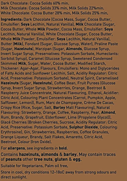 Holdsworth Chocolates Gift Box Luxury Assortment – Classic Chocolate Gift Set 300g