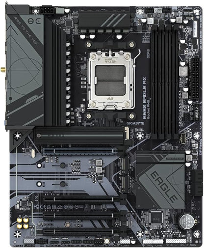 GIGABYTE B650 Eagle AX Motherboard (Socket AM5, ATX, DDR5, Wi-Fi 6E, PCIe 5.0)