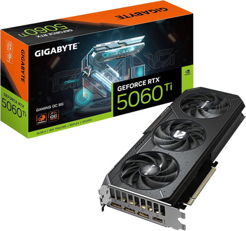 Gigabyte GeForce RTX 5060 Ti GAMING OC 8G Graphics Card - 8GB GDDR7 PCI-E 5.0 (GV-N506TGAMING OC-8GD)