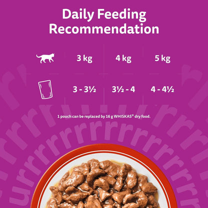 WHISKAS 1+ Adult Classic Selection in Gravy – 84 x 85g