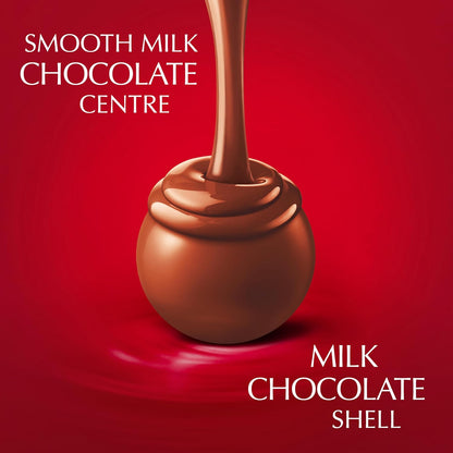 Lindt Lindor Milk Chocolate Truffles – 1kg Bag, Approx. 80 Balls