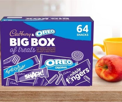 Cadbury & OREO Big Box of Treats, 64 Assorted Chocolates, 1618g