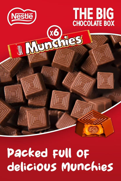Nestlé Big Chocolate Box 30 Bars – Assorted Chocolate Bars Multipack, KitKat, Aero, Yorkie & Munchies, 1.3kg