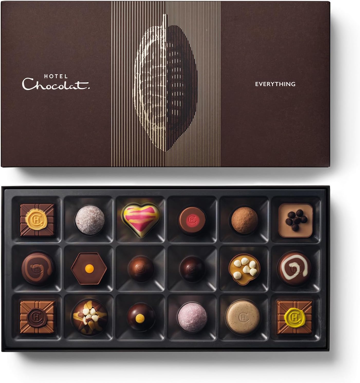 Hotel Chocolat Everything Boxed Selection – 18-Piece, 210g