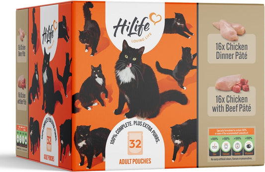 HiLife It's Only Natural – The Big Chicken One in Jelly – 32 x 70g