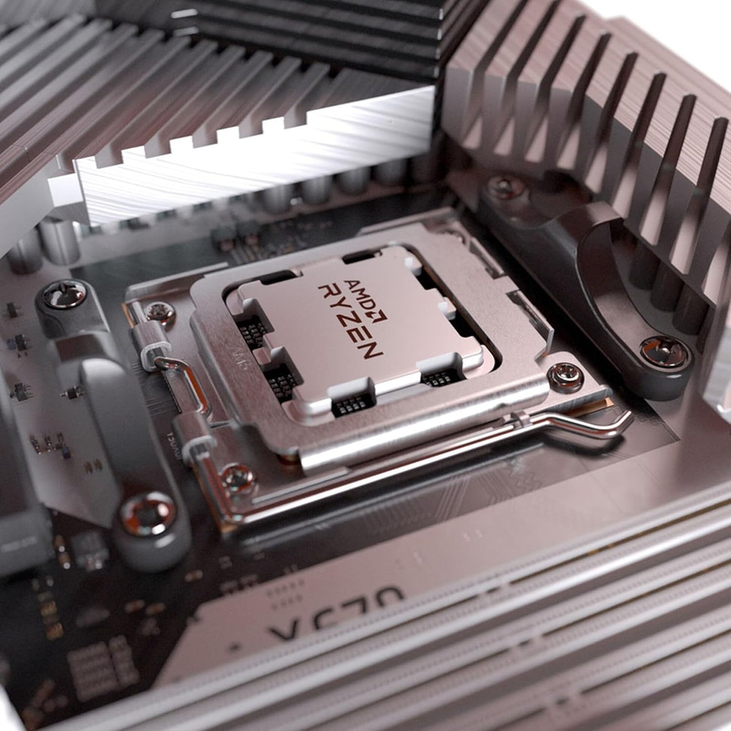 AMD Ryzen 5 8600G Processor with Radeon 760M Graphics & Wraith Stealth Cooler (6-Core, 12-Thread, AM5)