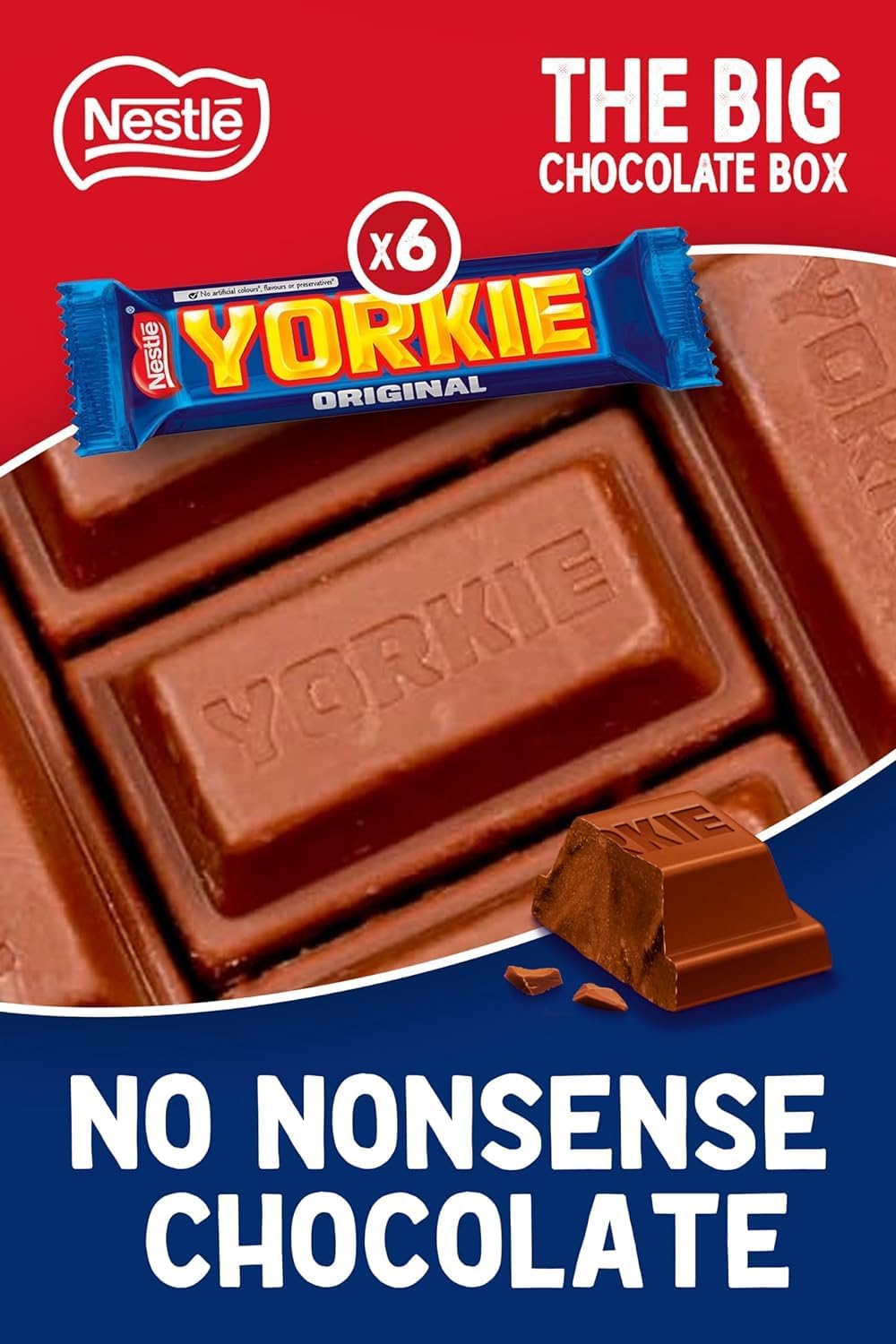 Nestlé Big Chocolate Box 30 Bars – Assorted Chocolate Bars Multipack, KitKat, Aero, Yorkie & Munchies, 1.3kg