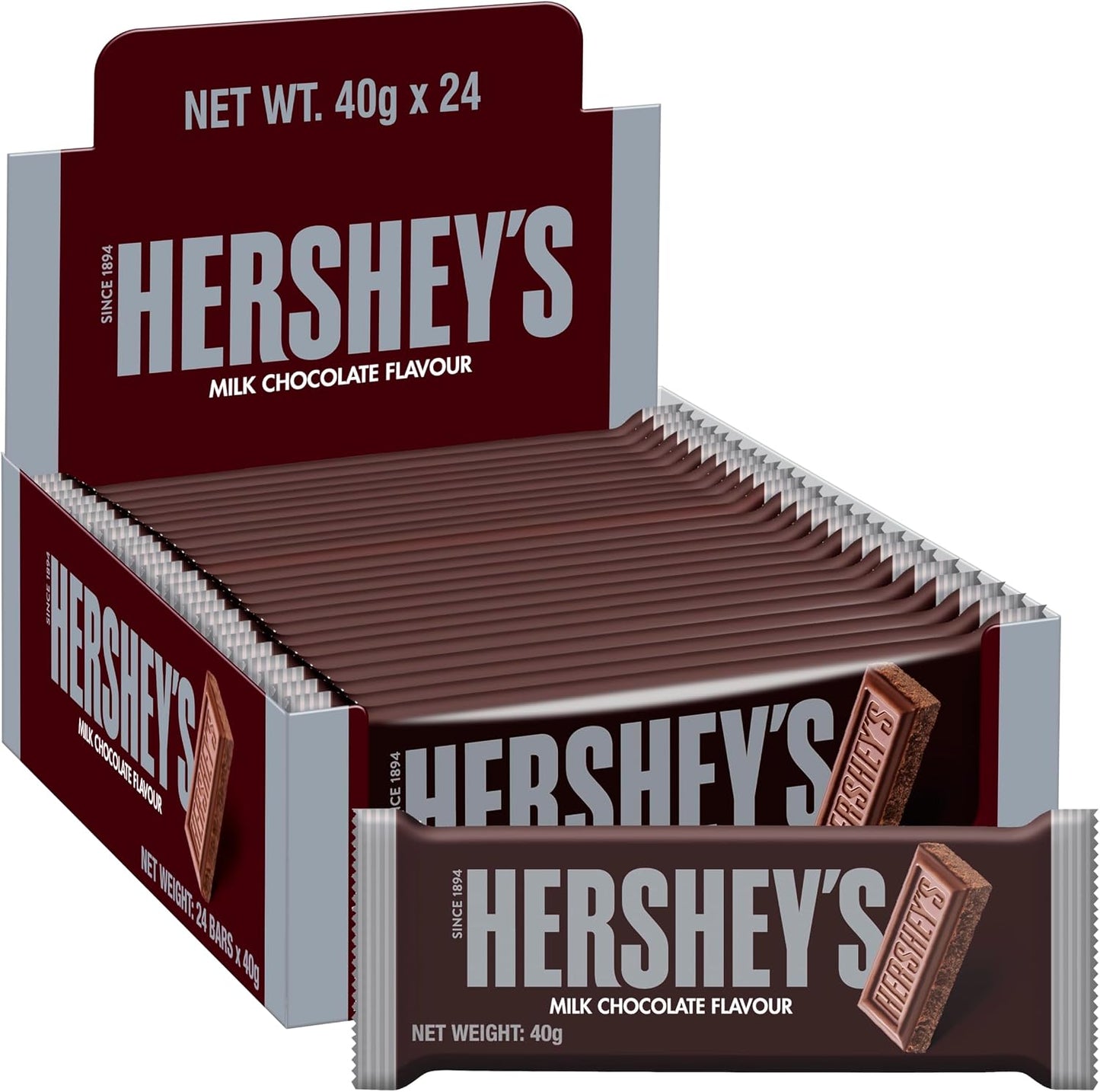 Hershey's Milk Chocolate Flavour Bar – 24 x 40g