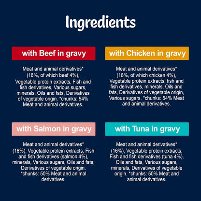 FELIX Tasty Shreds Mixed Selection in Gravy – 120 x 80g