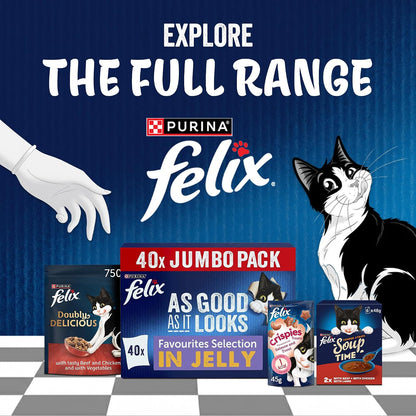 FELIX As Good As It Looks Favourites Selection in Jelly – 40 x 85g