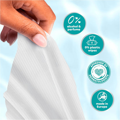 Pampers 99% Water Baby Wipes – 720 Count | Fragrance Free | Newborn & Sensitive Skin