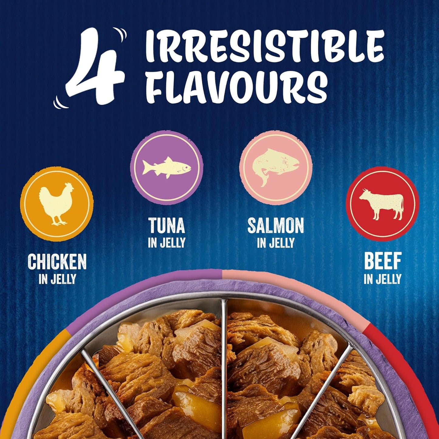 FELIX As Good As It Looks Senior 7+ Mixed in Jelly Wet Cat Food – 120 x 85g