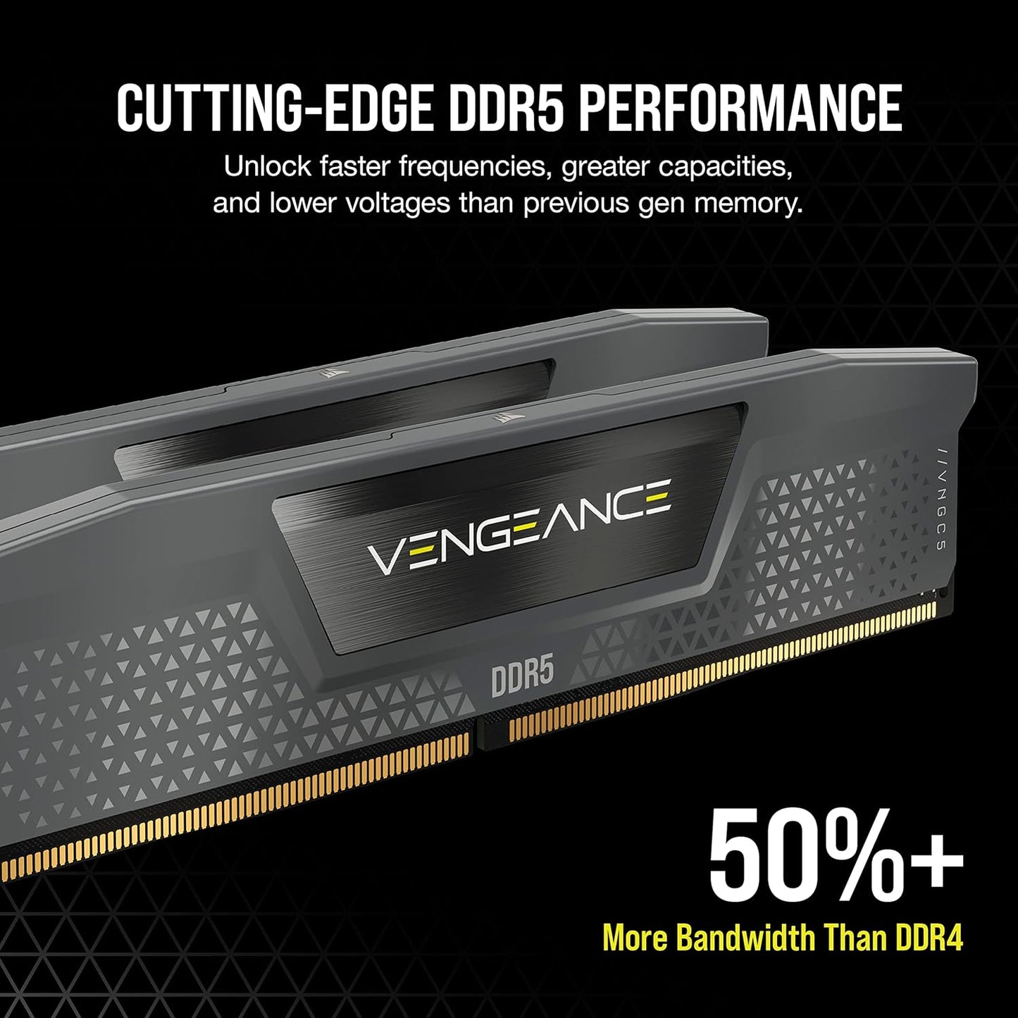 Corsair Vengeance 32GB (2x16GB) DDR5 6000MHz CL36 AMD Expo Desktop Memory - Grey (CMK32GX5M2E6000Z36)