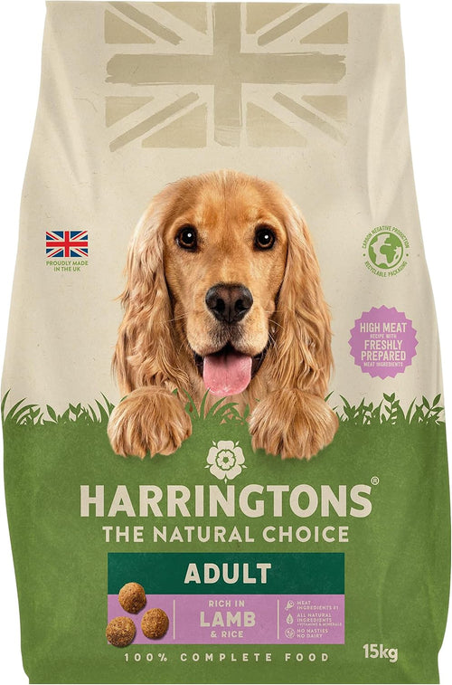 Harringtons Complete Dry Adult Dog Food Lamb & Rice – 15KG