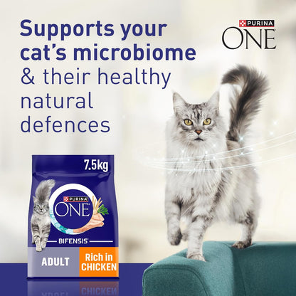 PURINA ONE Adult Dry Cat Food – Rich in Chicken 7.5KG
