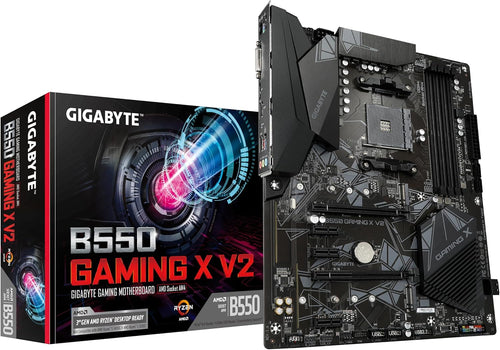 GIGABYTE B550 Gaming X V2 Motherboard (Socket AM4, ATX, DDR4, Dual M.2, GbE LAN)