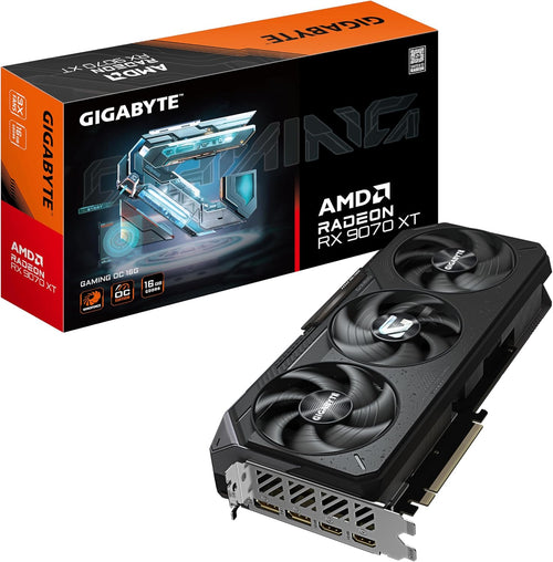 Gigabyte Radeon RX 9070 XT GAMING OC 16G Graphics Card - 16GB GDDR6 PCI-E 5.0 (GV-R9070XTGAMING OC-16GD)
