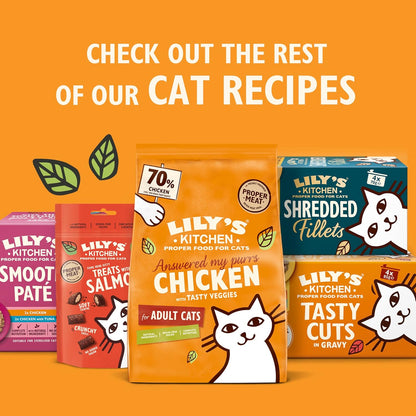Lily’s Kitchen Tasty Cuts in Gravy Adult Wet Cat Food – 48 x 85g