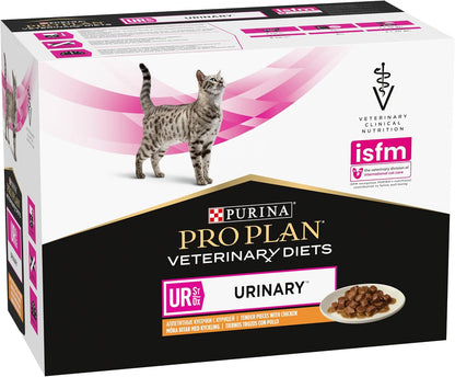 PRO PLAN VETERINARY DIETS UR Urinary Chicken Wet Cat Food – 40 x 85g