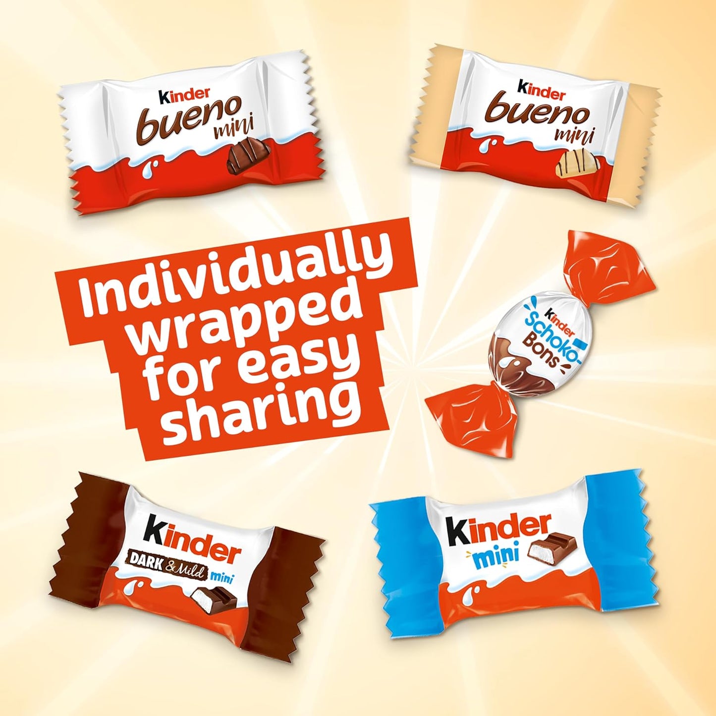 Kinder Happy Moments Chocolate Gift Box – Classic Kinder Chocolates, 1kg