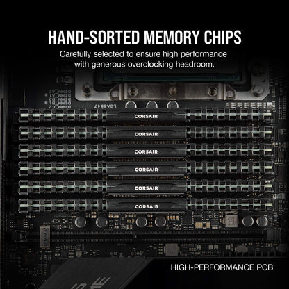 Corsair Vengeance LPX 32GB (2x16GB) DDR4 3200MHz CL16 Intel XMP 2.0 Desktop Memory - Black (CMK32GX4M2E3200C16)