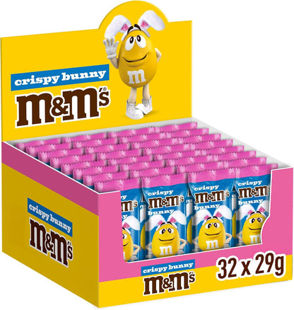M&M’s Milk Chocolate Crispy Bunny 32-Pack – 29g Each