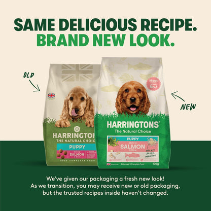 Harringtons Complete Dry Puppy Food Salmon & Rice – 10KG