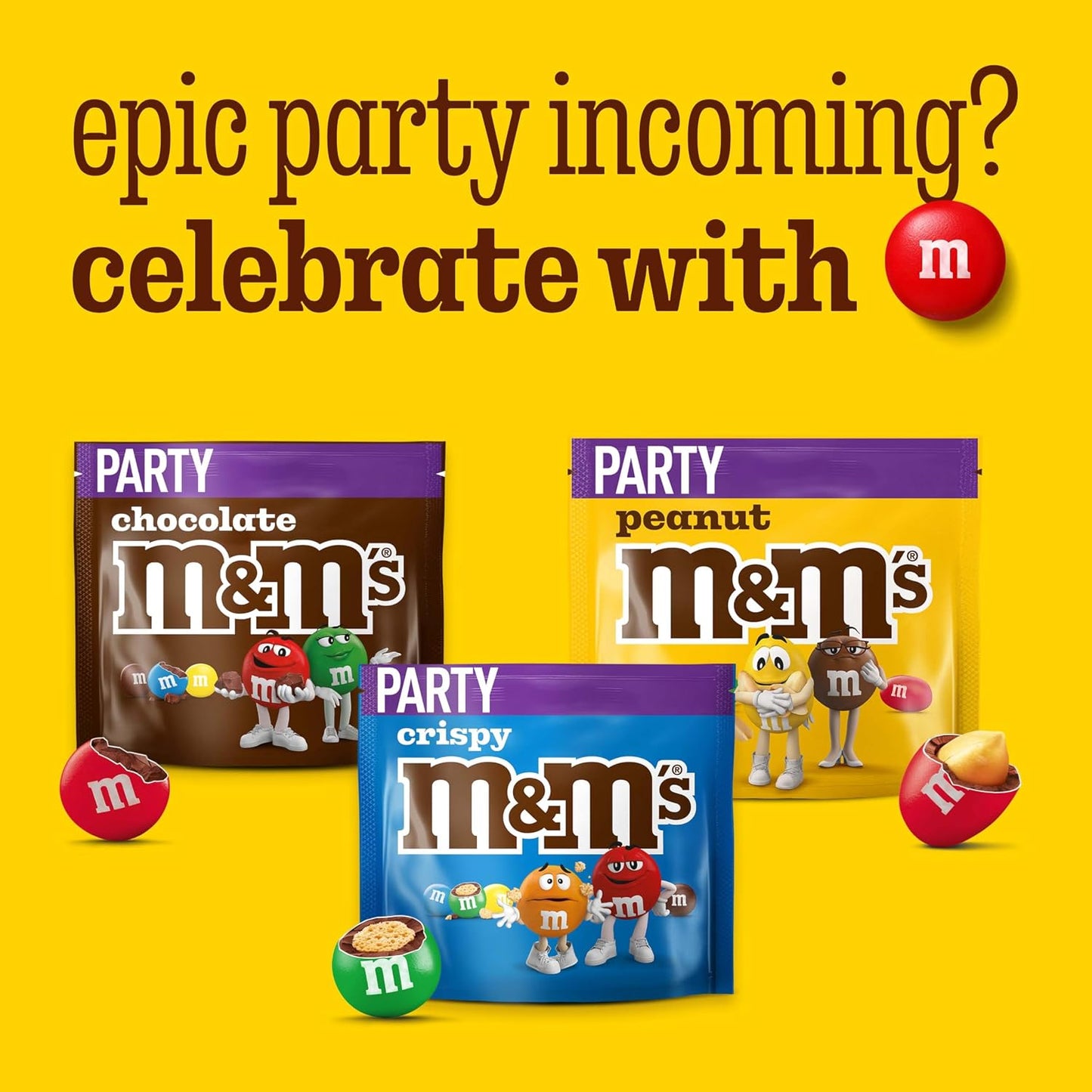 M&M’s Milk Chocolate Crispy Bunny 32-Pack – 29g Each